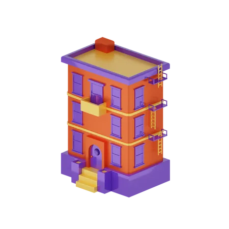 Free Apartment  3D Icon