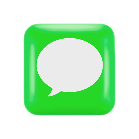 Free Aplicación de mensajes para iPhone  3D Icon