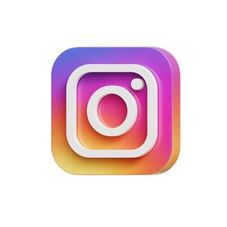 Free Aplicaciones de instagram  3D Icon