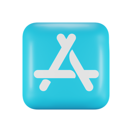 Free App Store  3D Logo