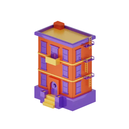 Free Appartement  3D Icon