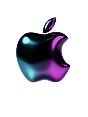 Free Apple  3D Logo