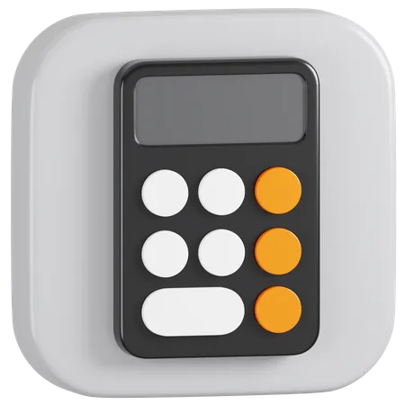 Free Apple Calculator Application  3D Icon