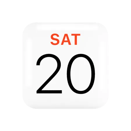 Free Apple Calendar  3D Logo