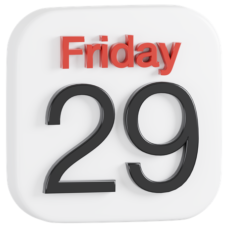 Free Apple Calendar Application Logo  3D Icon