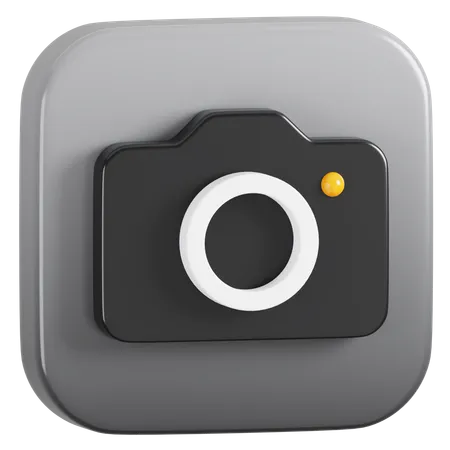 Free Apple Camera Application Logo  3D Icon