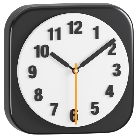 Free Apple Clock Application  3D Icon