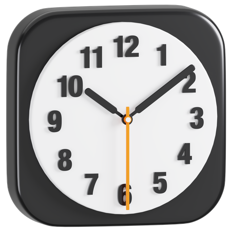 Free Apple Clock Application Logo  3D Icon