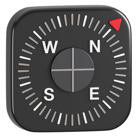 Free Apple Compass Application  3D Icon