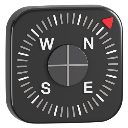 Free Apple Compass Application Logo  3D Icon