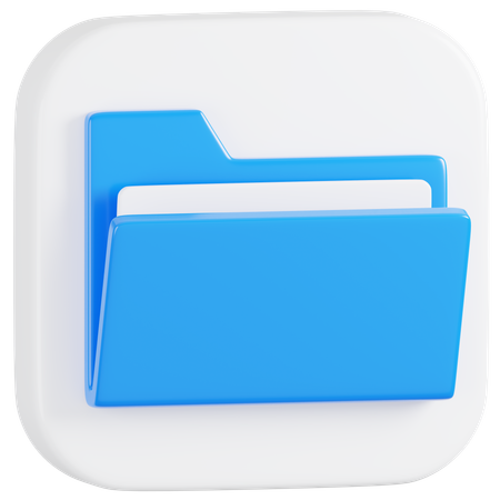 Free Apple File Application  3D Icon