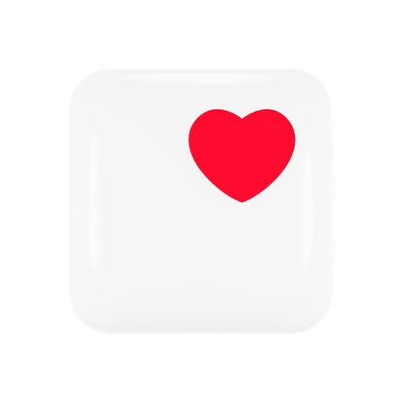Free Apple Health Application Logo 3D Illustration