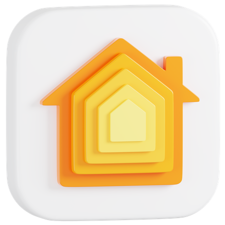 Free Apple Home Application Logo  3D Icon