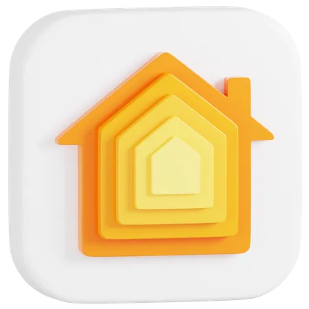 Free Apple Home Application Logo  3D Icon