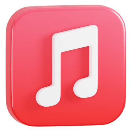 Free Apple Music  3D Icon