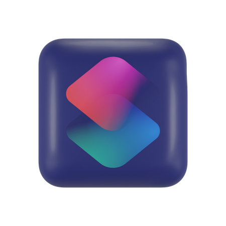 Free Apple Shortcuts  3D Logo