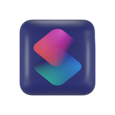 Free Apple Shortcuts  3D Logo