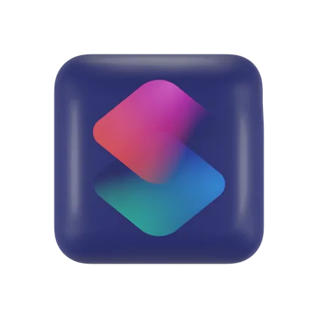 Free Apple Shortcuts  3D Logo