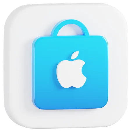 Free Apple Store  3D Icon