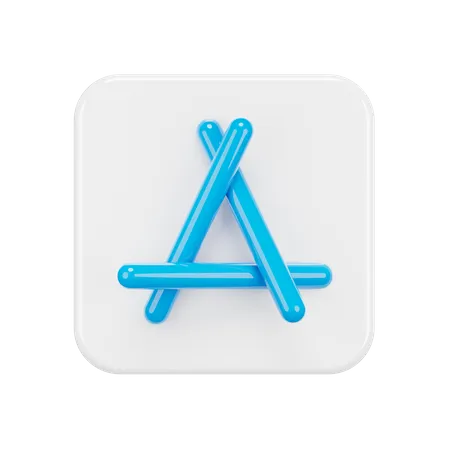 Free Apple Store  3D Logo