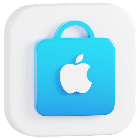 Free Apple Store  3D Icon