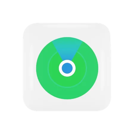 Free Apple Trouver mon application  3D Logo