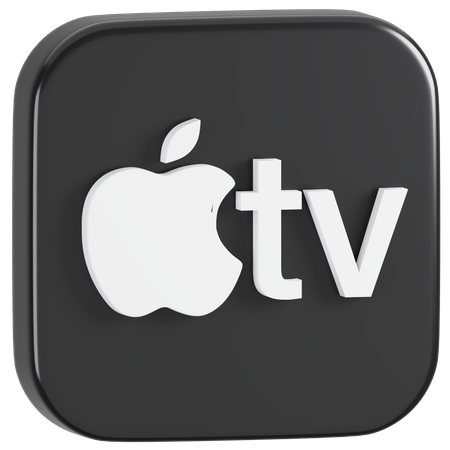Free Apple TV  3D Icon