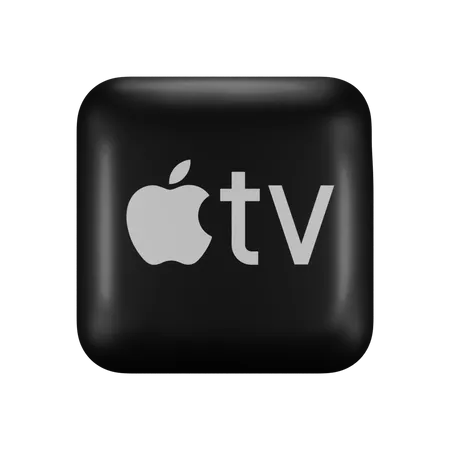 Free Apple TV  3D Logo