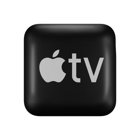 Free Apple TV  3D Icon