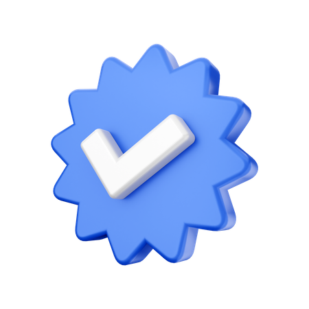 Free Approuver le badge  3D Icon