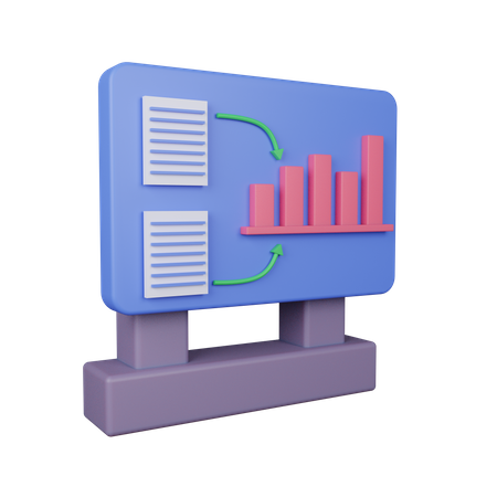 Free Apresentação analítica  3D Icon