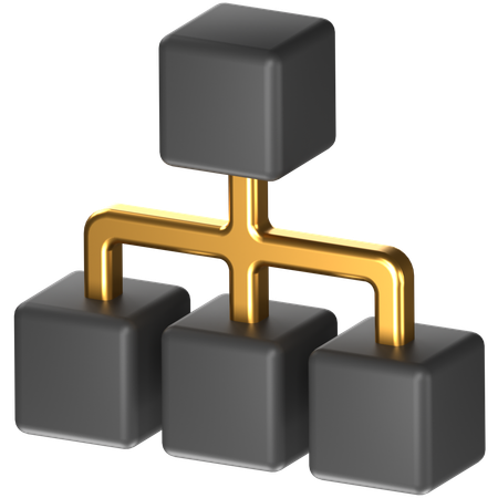 Free Árbol de nodos  3D Icon