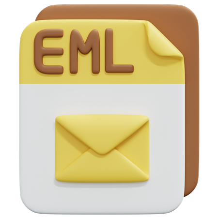 Free Archivo eml  3D Icon