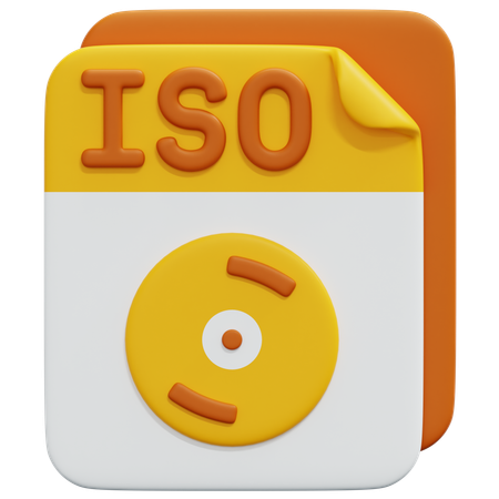 Free Archivo ISO  3D Icon
