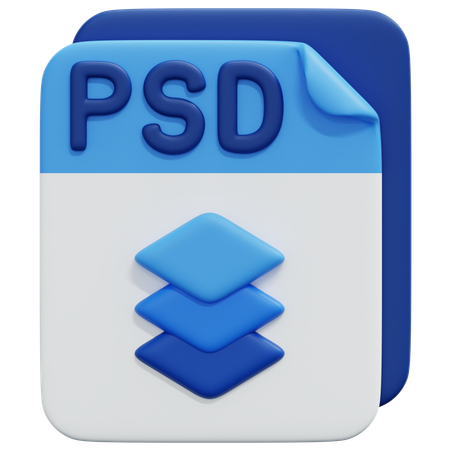 Free Archivo psd  3D Icon