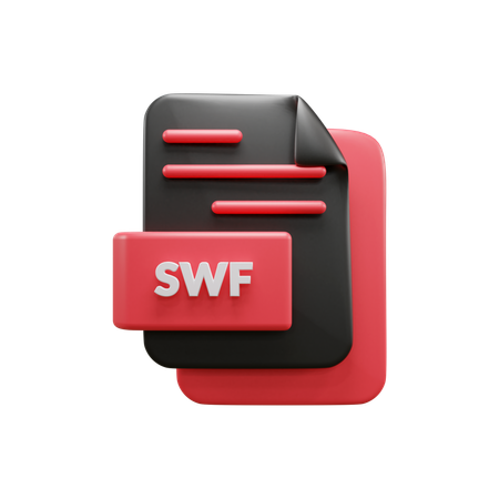 Free Archivo swf  3D Icon