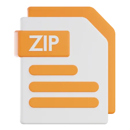 Free Archivo zip  3D Icon