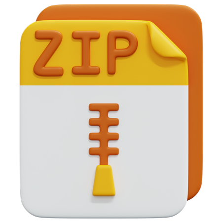 Free Archivo zip  3D Icon