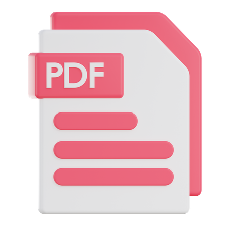 Free Archivos pdf  3D Icon