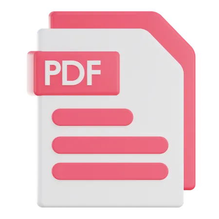 Free Archivos pdf  3D Icon