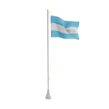 Free Argentina  3D Flag