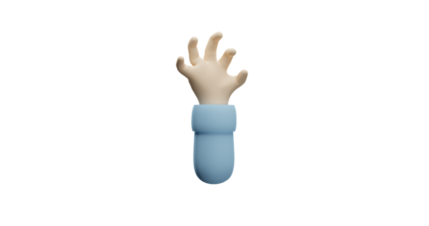 Free Argh hand gesture  3D Icon