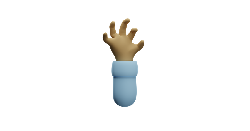 Free Argh hand gesture  3D Icon
