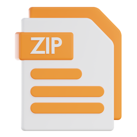 Free Arquivo zipado  3D Icon