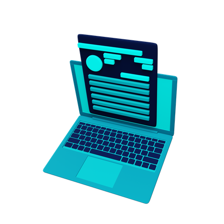 Free Artículo web  3D Icon