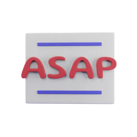 Free ASAP  3D Illustration