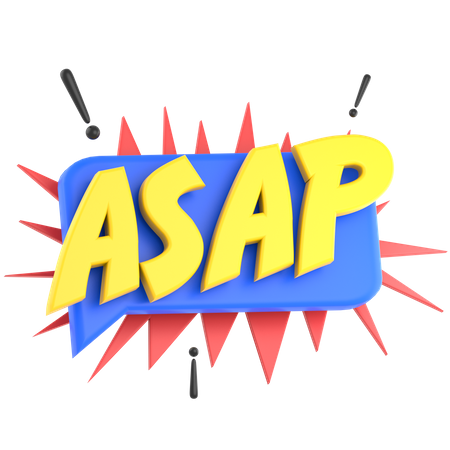 Free ASAP  3D Sticker