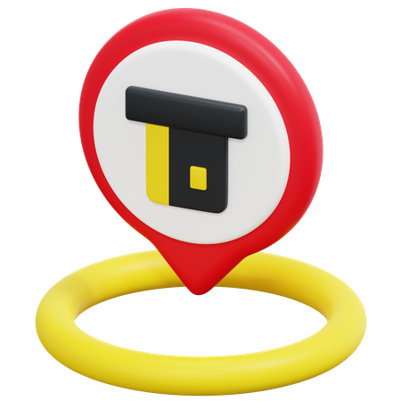 Free Atm Location  3D Icon