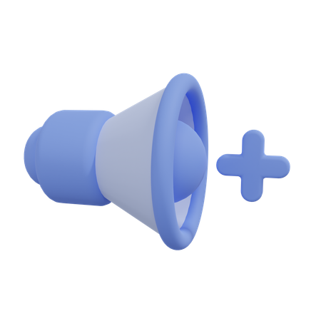 Free Aumentar o volume  3D Icon