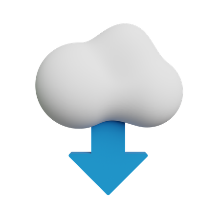 Free Aus der Cloud herunterladen  3D Icon